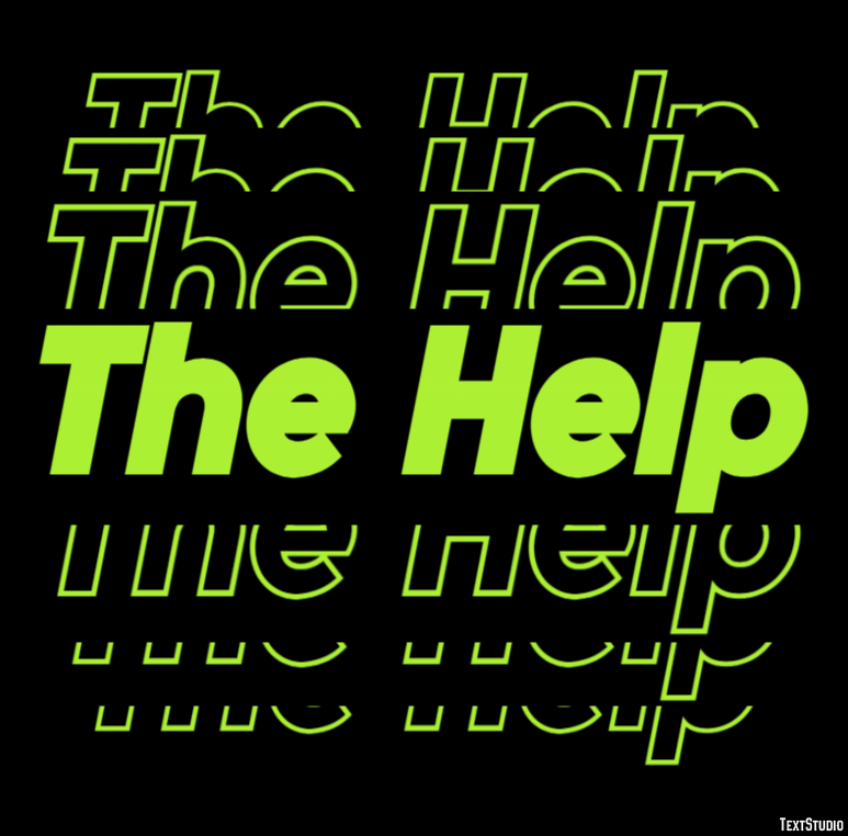 The Help Tekst Effect