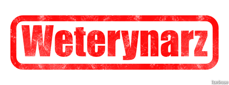 Weterynarz Effetto testo