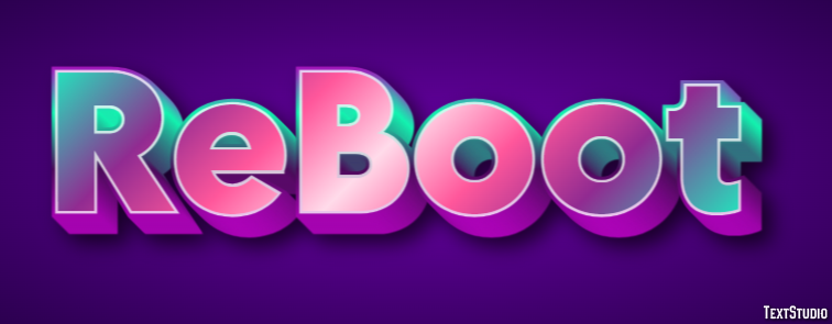 ReBoot Text Effect