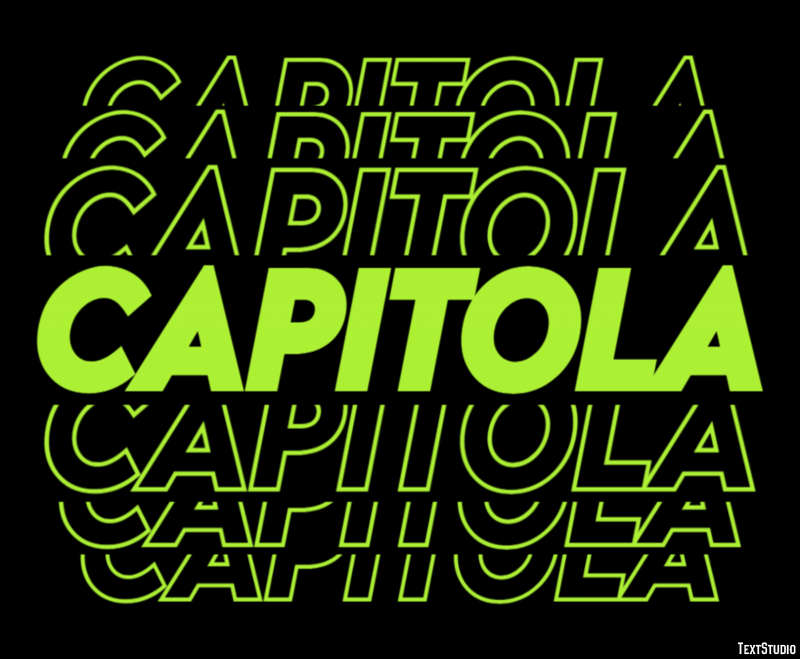 Capitola Efekt tekstowy