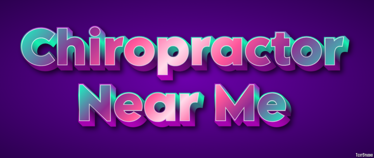 Chiropractor Near Me Effetto testo