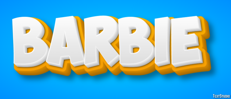 Barbie Text effect