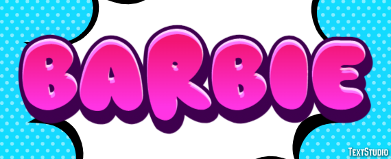 Barbie Text effect