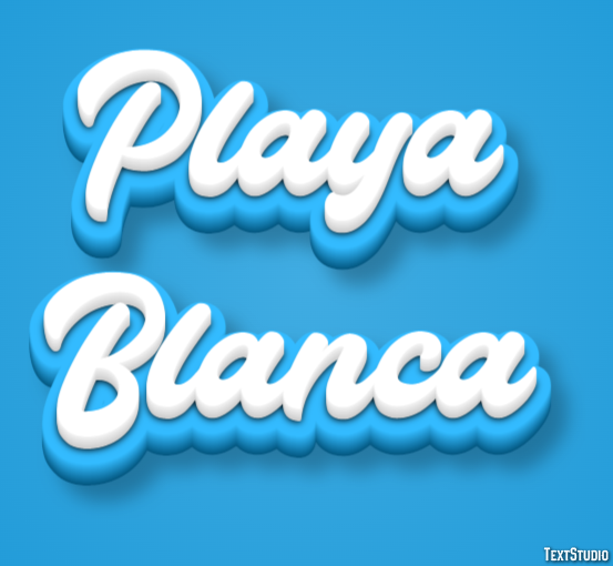 Playa Blanca Effetto testo