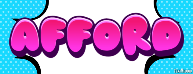 Afford Text Effect