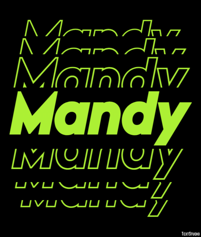 Mandy Text Effect