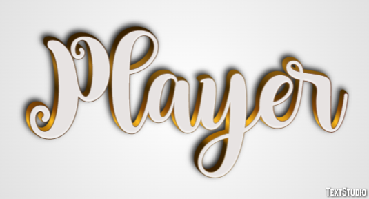 Player Text Effect
