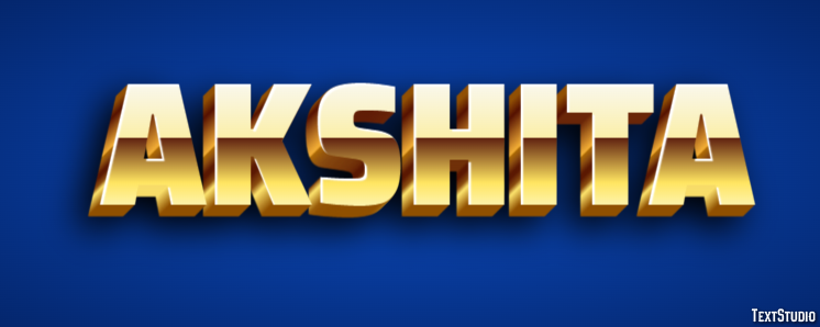 Akshita Text effect