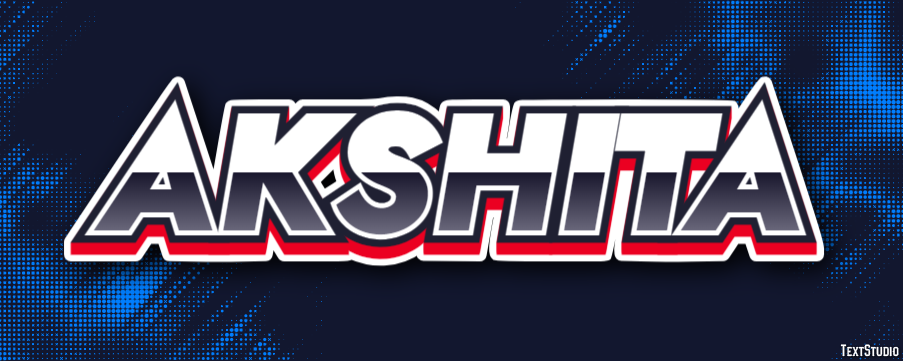 Akshita Text effect