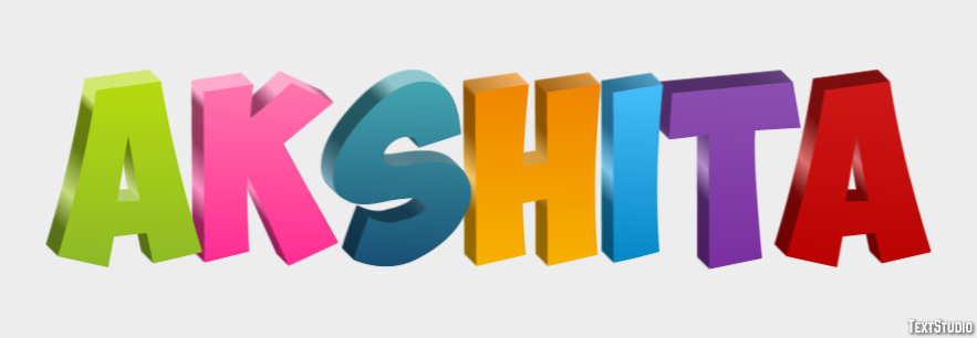 Akshita Text effect