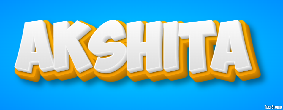 Akshita Text effect