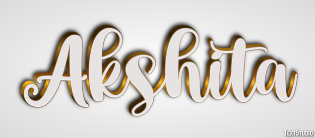 Akshita Tekst Effect