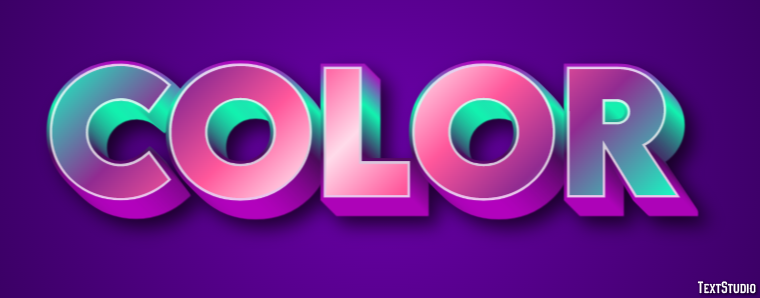 Color Effet de Texte