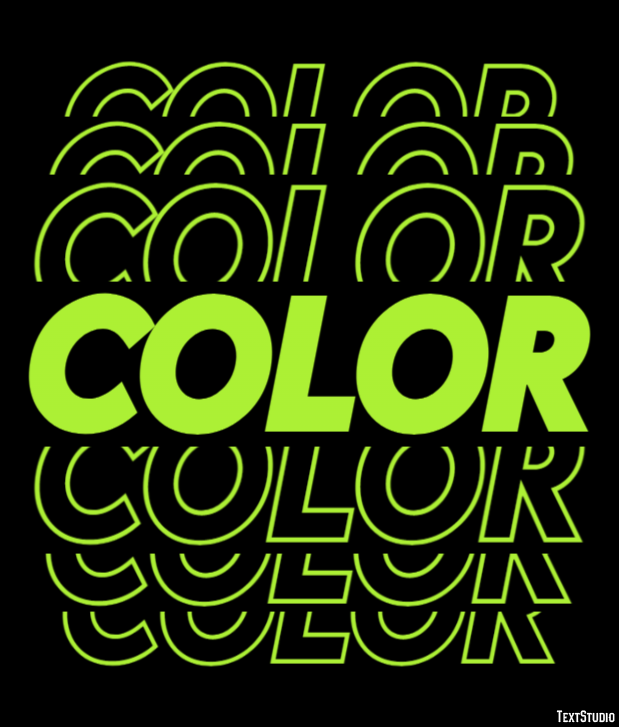 Color Text Effect