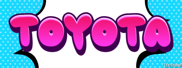 Toyota Tekst Effect