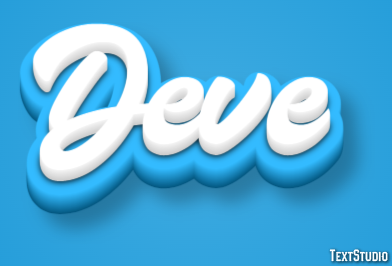 Deve Text effect