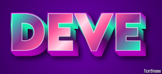 Deve Text effect