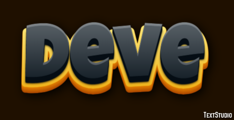 Deve Text effect