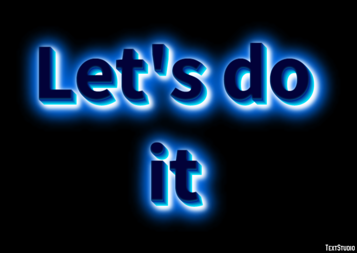 Let's do it Efecto de Texto