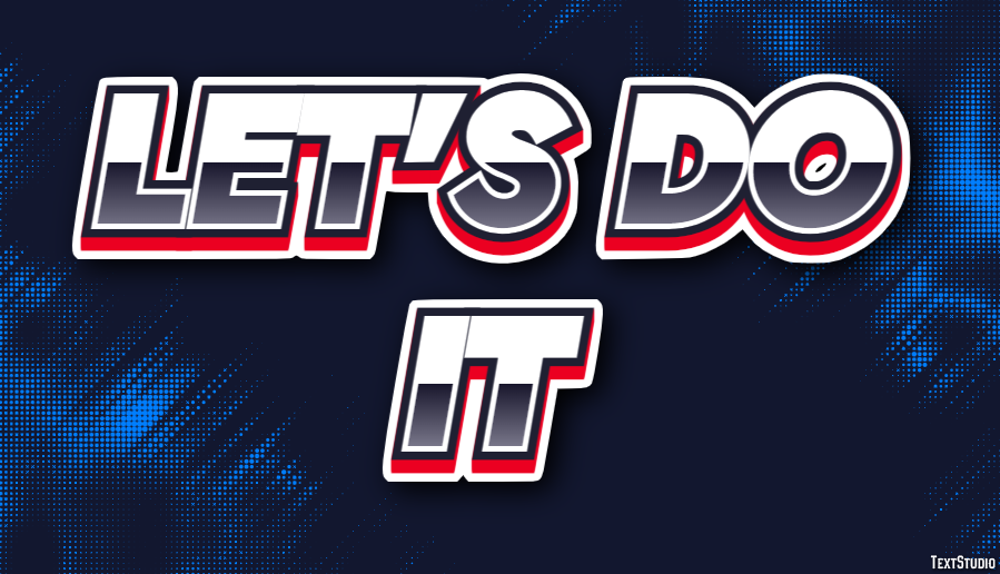Let's do it Text Effect