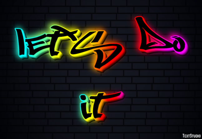 Let's do it Text Effect