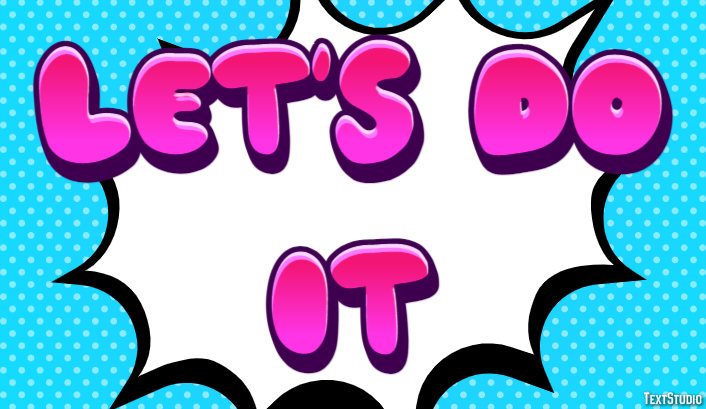 Let's do it Text Effect