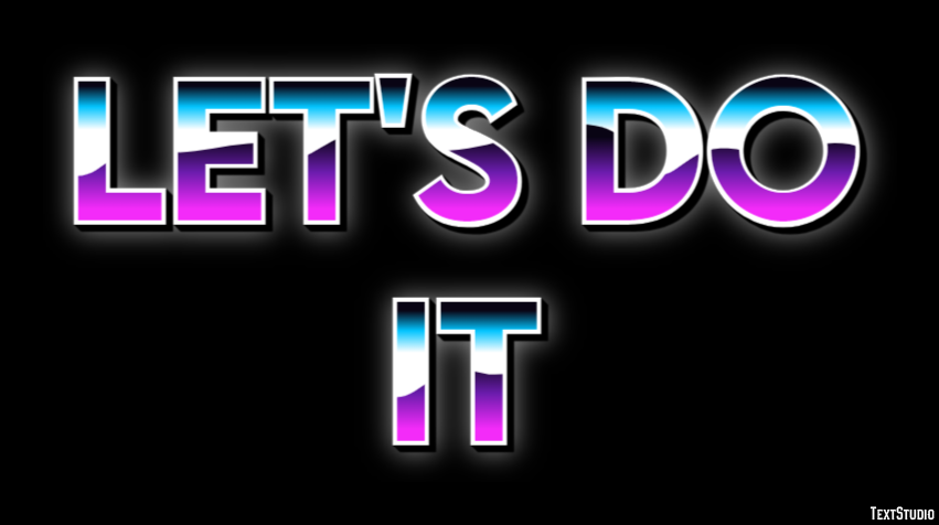 Let's do it Text Effect