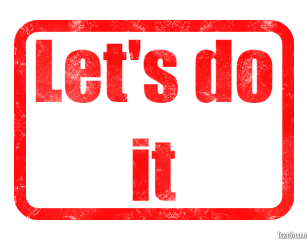 Let's do it Text Effect
