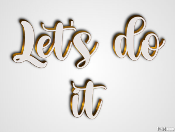 Let's do it Text Effect