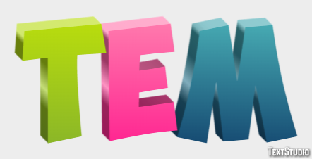 Tem Text effect