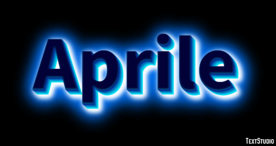 Aprile Texteffekt
