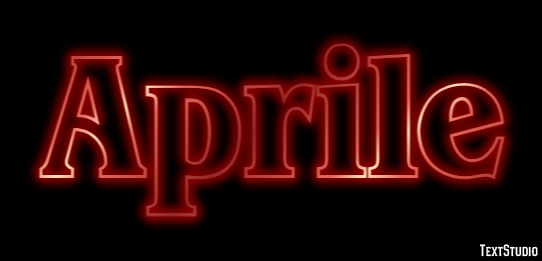 Aprile Texteffekt
