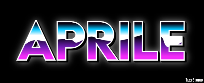 Aprile Texteffekt