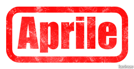 Aprile Texteffekt