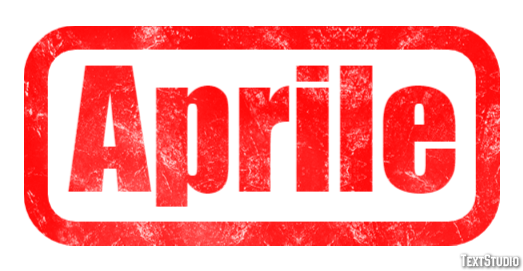 Aprile Texteffekt