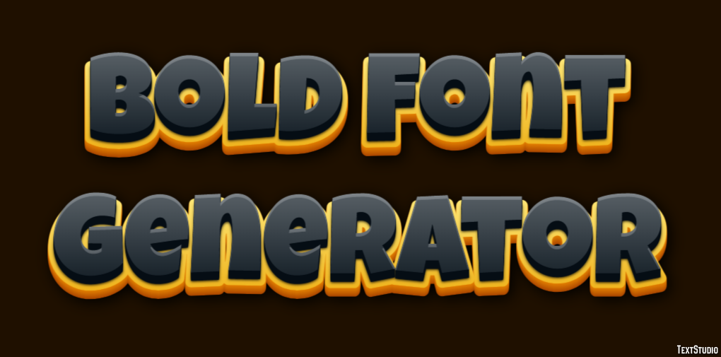 Bold Font Generator テキスト効果