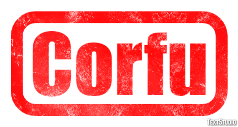 Corfu Efekt tekstowy