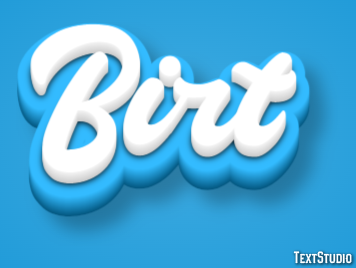 Birt Text Effect
