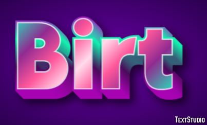 Birt Text Effect