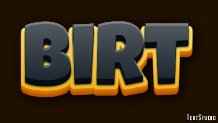 Birt Text Effect