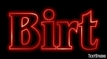 Birt Text Effect