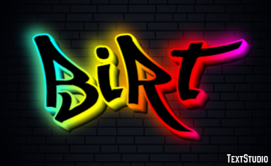 Birt Text Effect