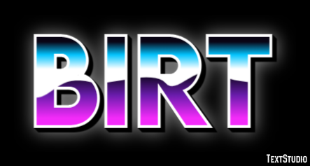 Birt Text Effect
