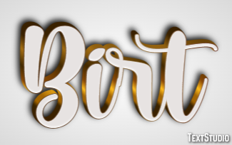 Birt Text Effect