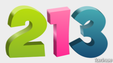 213 Efeito de texto