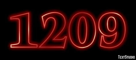 1209 Text effect