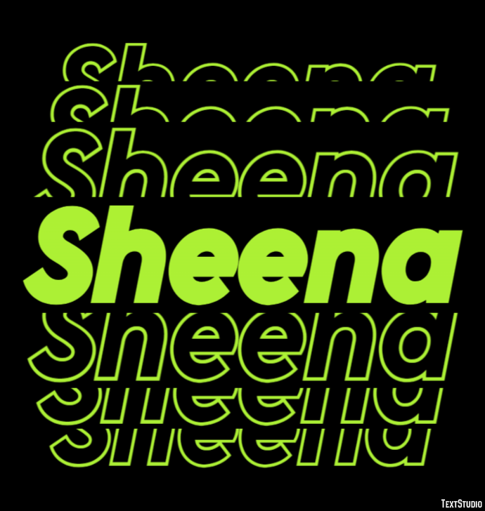 Sheena Text Effect