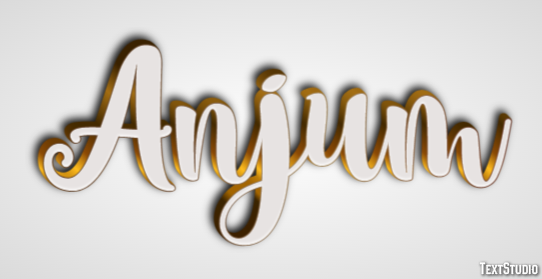 Anjum Text Effect