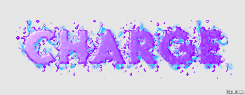 Charge Text effect