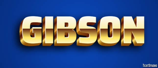 Gibson Text Effect